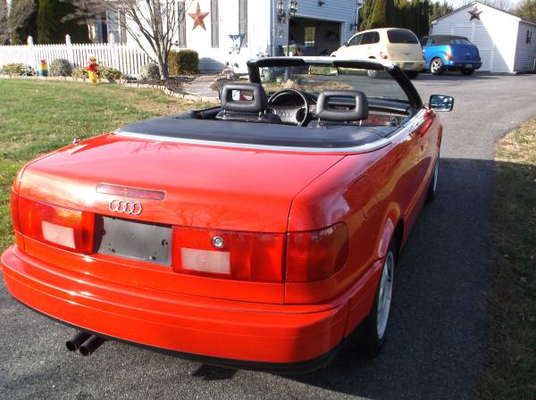 1994 AUDI CABRIOLET - cars & trucks - by owner - vehicle automotive... for sale in Oxford, PA – photo 6
