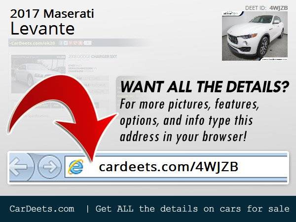 2017 Maserati Levante, Bianco - cars & trucks - by dealer - vehicle... for sale in Wall, NJ – photo 24