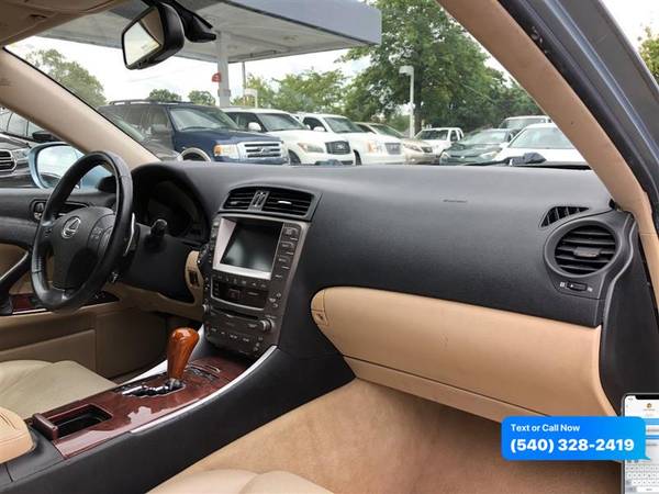 2007 LEXUS IS 250 - Call/Text - cars & trucks - by dealer - vehicle... for sale in Fredericksburg, VA – photo 13