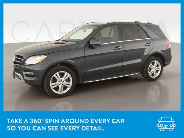 2015 Mercedes-Benz M-Class ML 350 4MATIC Sport Utility 4D suv Blue for sale in Ronkonkoma, NY – photo 3