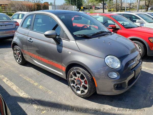 2012 FIAT 500 2dr Hatchback Sport Gray - - by for sale in Woodbridge, District Of Columbia – photo 2