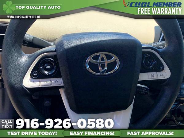 2018 Toyota Prius Two Hybrid for only $18,495 - cars & trucks - by... for sale in Rancho Cordova, CA – photo 13