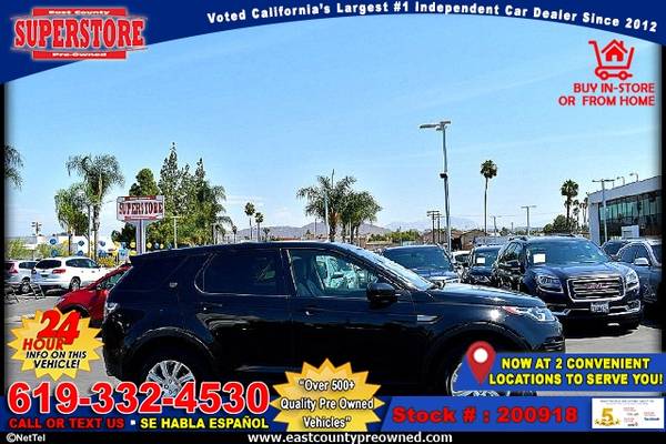 2017 LAND ROVER DISCOVERY SPORT SE -EZ FINANCING-LOW DOWN! - cars &... for sale in El Cajon, CA – photo 11