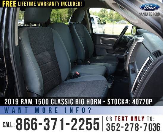 *** 2019 Ram 1500 Classic Big Horn *** Cruise - Bedliner - Camera -... for sale in Alachua, GA – photo 20