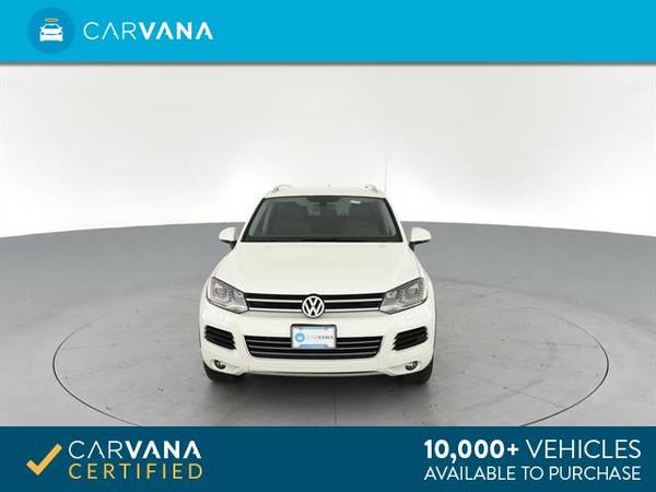 2012 VW Volkswagen Touareg VR6 Lux Sport Utility 4D suv WHITE - for sale in Inwood, NY – photo 19