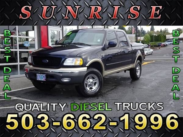 2001 Ford F-150 4x4 4WD F150 Lariat 4dr SuperCrew Lariat Truck for sale in Milwaukie, WA