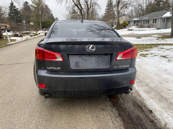 2009 Lexus IS250 AWD for sale in CRESTWOOD, IL – photo 3