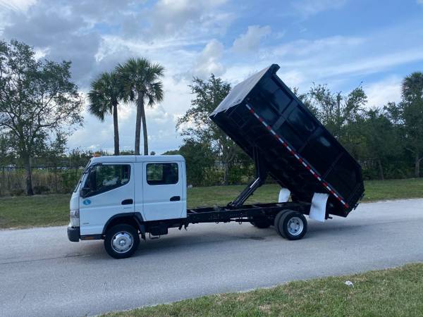 2013 Mitsubishi Fuso FE160 Crew Cab Dump Truck for sale in West Palm Beach, FL – photo 4