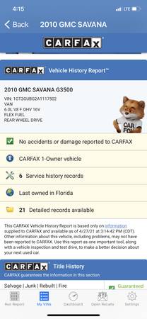 2010 GMC SAVANNA CARGO G3500 - - by dealer - vehicle for sale in Thonotosassa, FL – photo 16
