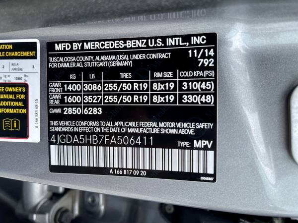 2015 MERCEDES-BENZ ML 350 4MATIC SPORT UTILITY LOADED - cars & for sale in Miramar, FL – photo 24