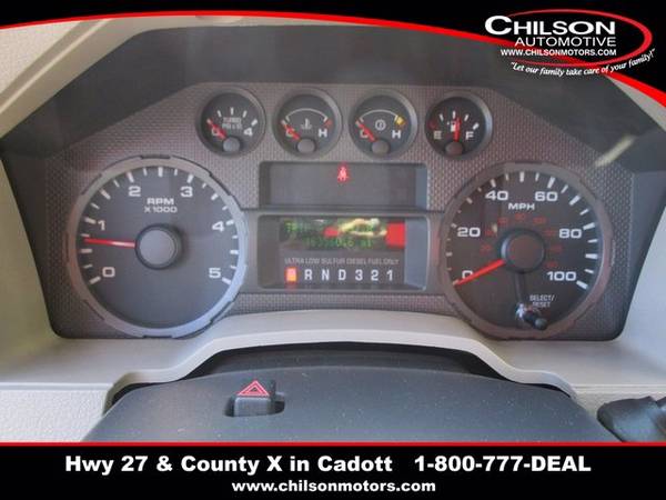 2009 Ford F350SD XL Red - cars & trucks - by dealer - vehicle... for sale in Cadott, WI – photo 12