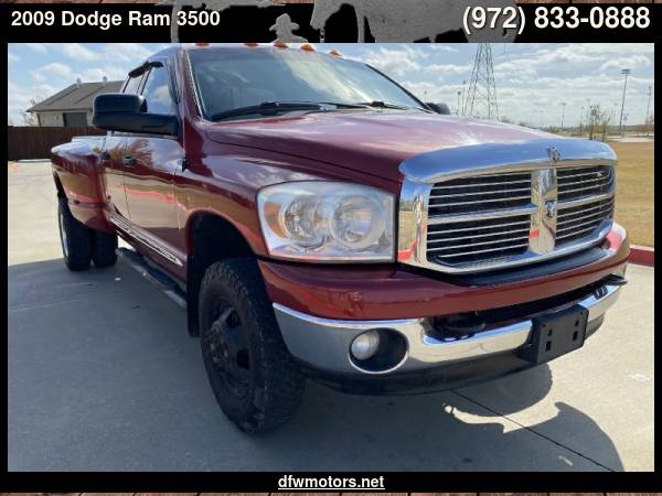 2009 Dodge Ram 3500 SLT 4X4 Dually Diesel - cars & trucks - by... for sale in Lewisville, TX – photo 8