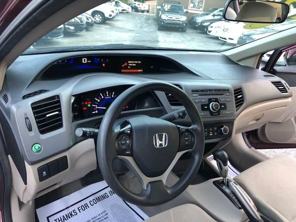 2012 Honda Civic LX 4dr Sedan 5A for sale in Miami, FL – photo 12