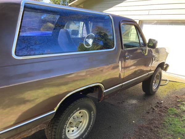 90 Dodge Ramcharger 4x4 for sale in Manchester, WA – photo 3