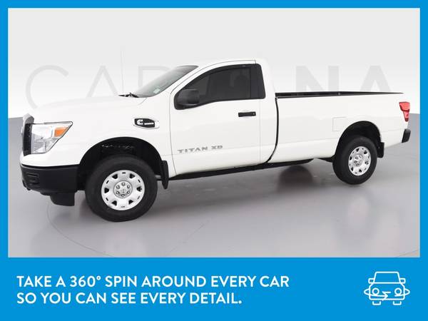 2017 Nissan TITAN XD Single Cab S Pickup 2D 8 ft pickup White for sale in Madison, WI – photo 3