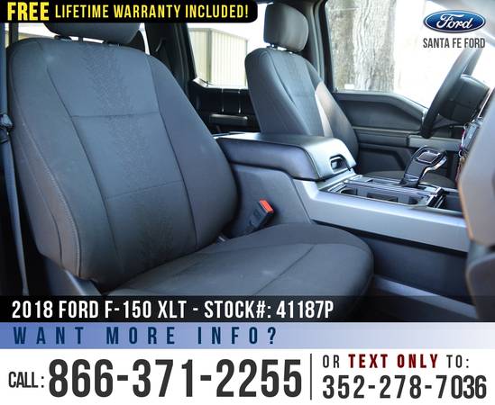 2018 FORD F150 XLT 4WD Touchscreen - Camera - Cruise Control for sale in Alachua, FL – photo 19