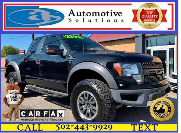 2010 Ford F-150 SVT Raptor 4x4 4dr SuperCab Styleside 5.5 ft. SB for sale in Louisville, KY