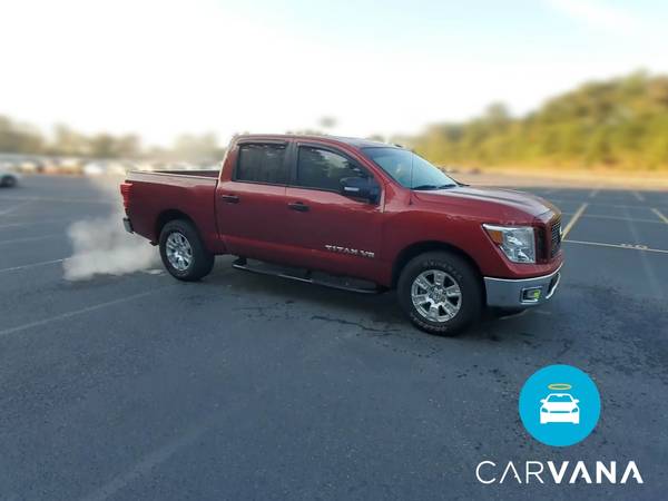 2019 Nissan Titan Crew Cab SV Pickup 4D 5 1/2 ft pickup Red -... for sale in Arlington, District Of Columbia – photo 14