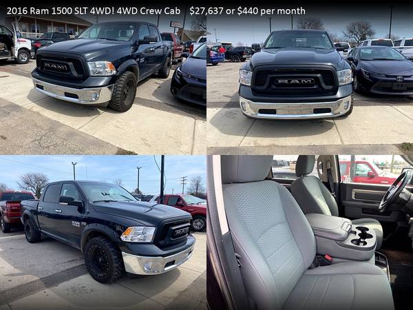 475/mo - 2016 Ram 1500 Big Horn 4WD! 4 WD! 4-WD! EcoDiesel! Crew Cab for sale in Chelsea, MI – photo 11