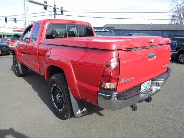 2007 Toyota Tacoma 4X4 Access V6 BRIGHT RED 164K SUPER SHARP MUST for sale in Milwaukie, OR – photo 9