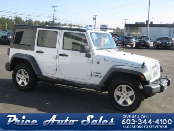 2012 Jeep Wrangler Unlimited Sport 4x4 4dr SUV TRUCKS TRUCKS... for sale in Concord, NH – photo 4