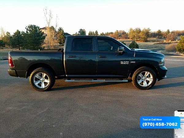 2014 RAM 1500 4WD Crew Cab 140 5 Sport - CALL/TEXT TODAY! - cars & for sale in Sterling, CO – photo 2