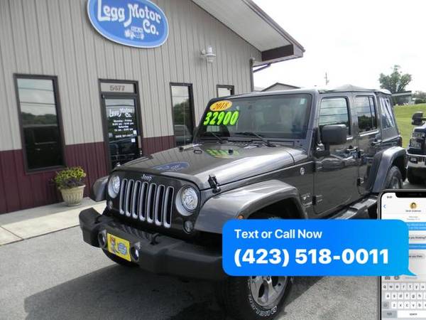 2018 Jeep Wrangler JK Unlimited Sahara 4WD - EZ FINANCING AVAILABLE! for sale in Piney Flats, TN – photo 2