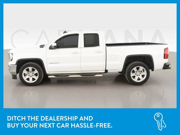 2016 GMC Sierra 1500 Double Cab SLE Pickup 4D 6 1/2 ft pickup White for sale in Harker Heights, TX – photo 4