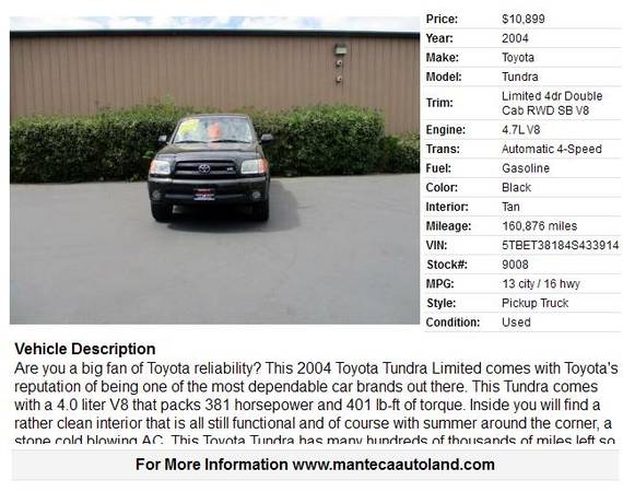 2008 Nissan Titan XE for sale in Manteca, CA – photo 22