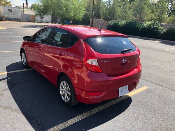 2013 HYUNDAI ACCENT GS, Red, 80k miles! hatchback! for sale in El Paso, TX – photo 6