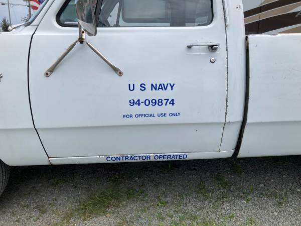 80 dodge 3/4ton, was Navy Surplus, - - by dealer for sale in Burlington, WA – photo 3