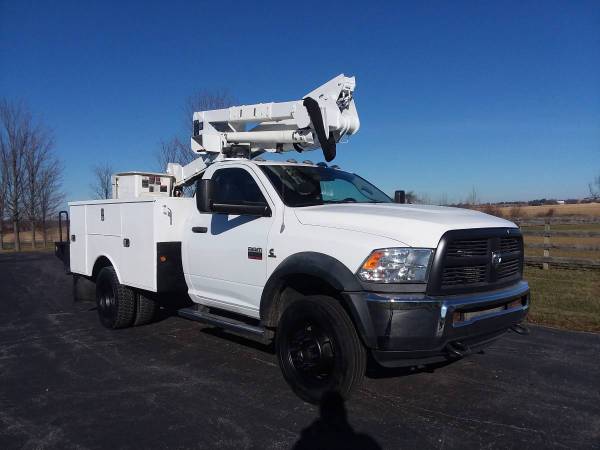 45' 2012 Dodge Ram 5500 Diesel Bucket Boom Lift Truck ALTEC AT37G -... for sale in Gilberts, TX – photo 12