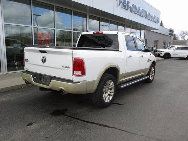 2014 Ram 1500 truck Laramie Longhorn - Ram Bright White Clearcoat for sale in Green Bay, WI – photo 4