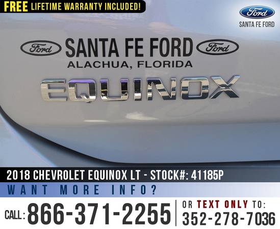 2018 Chevrolet Equinox LT Wi-Fi, Apple CarPlay, Touchscreen for sale in Alachua, AL – photo 8