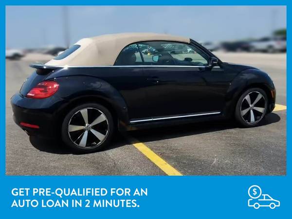 2013 VW Volkswagen Beetle Turbo Convertible 2D Convertible Black for sale in San Francisco, CA – photo 9