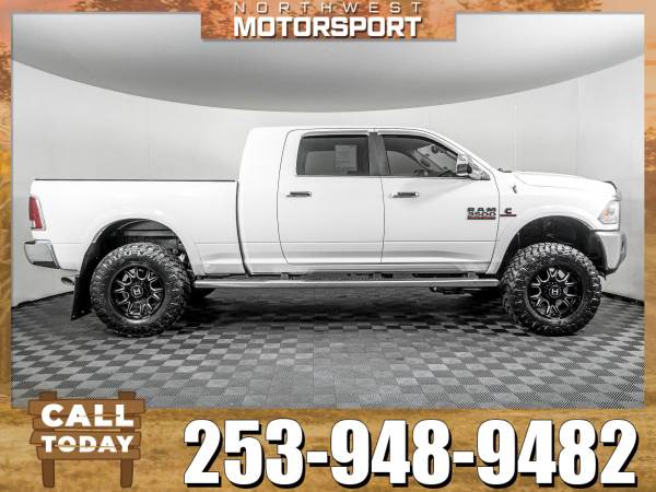 *LEATHER* Lifted 2014 *Dodge Ram* 3500 Laramie 4x4 for sale in PUYALLUP, WA – photo 4