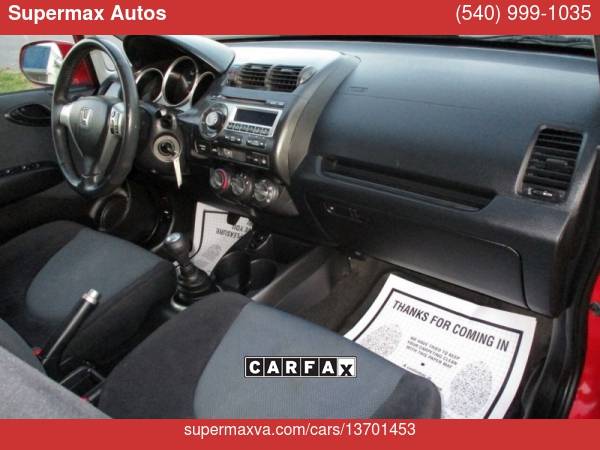2007 Honda Fit 5dr HB Manual Transmission ( SPORT for sale in Strasburg, VA – photo 10