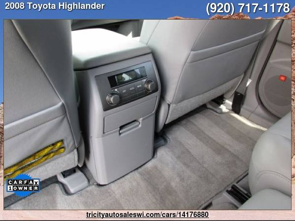 2008 TOYOTA HIGHLANDER LIMITED AWD 4DR SUV Family owned since 1971 for sale in MENASHA, WI – photo 21