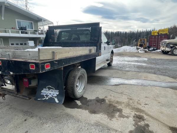 2006 f350 super duty powerstroke diesel flatbed dually crew cab for sale in Fairbanks, AK – photo 11
