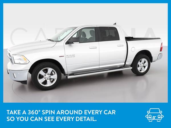 2017 Ram 1500 Crew Cab Big Horn Pickup 4D 5 1/2 ft pickup Silver for sale in Akron, OH – photo 3