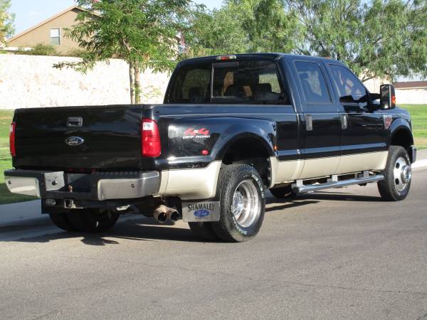 2008 FORD F350 LARIAT DIESEL CREW CAB 4X4 DUALLY W/ GOOSE NECK HITCH! for sale in El Paso, TX – photo 7