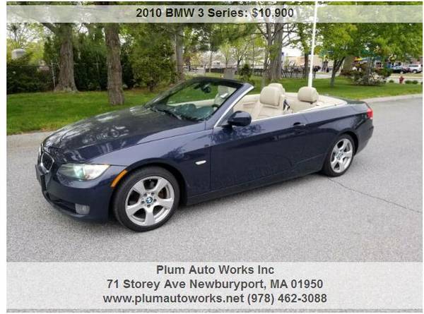 2010 BMW 328i 2 DR HARDTOP CONVERTIBLE 3 0 L V6 AUTOMATIC ALL for sale in Other, NH
