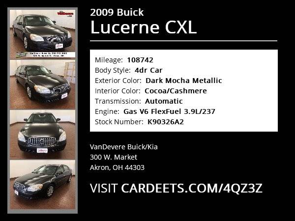 2009 Buick Lucerne CXL, Dark Mocha Metallic for sale in Akron, OH – photo 22