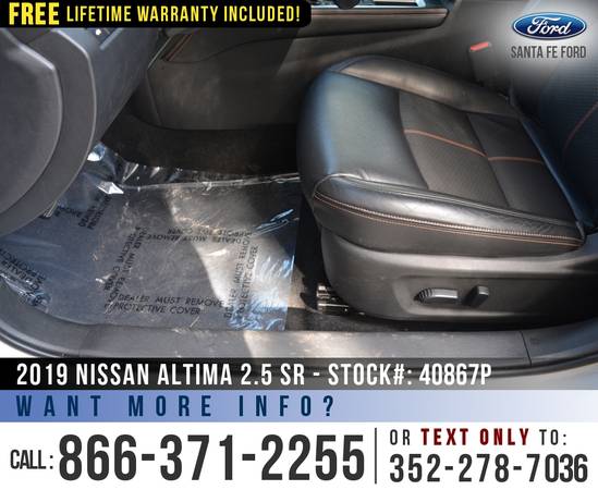 2019 Nissan Altima 2 5 SR SIRIUS, Cruise, Touchscreen - cars for sale in Alachua, AL – photo 14