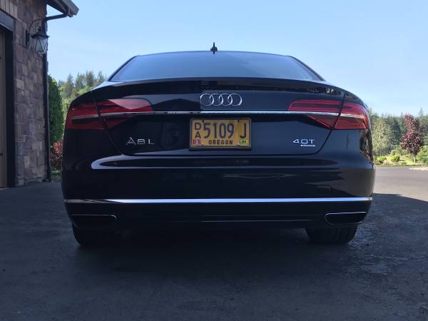 2015 Audi A-8 L 4 0T Quattro Tiptronic Black on Black - cars & for sale in Damascus, OR – photo 4