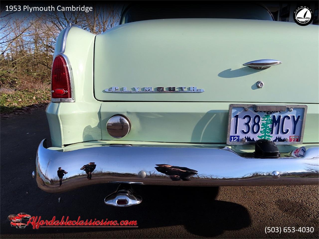 1953 Plymouth Cambridge for sale in Gladstone, OR – photo 9
