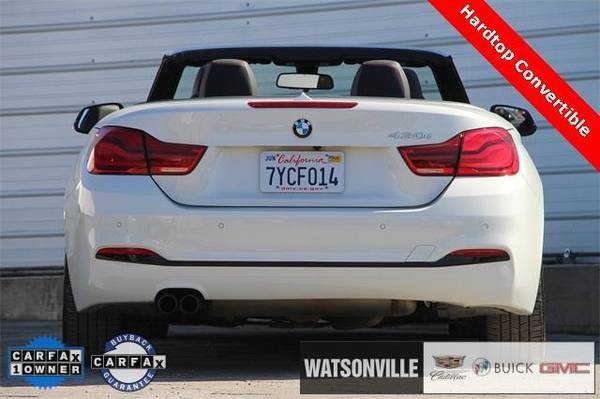 2018 BMW 430i Convertible Convertible Alpine White for sale in Watsonville, CA – photo 8