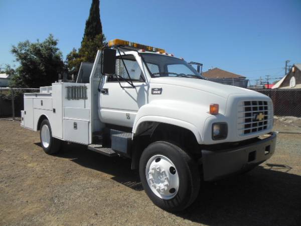 2001 Chevy Utility Service Dump Truck 328 - - by for sale in San Leandro, CA – photo 2