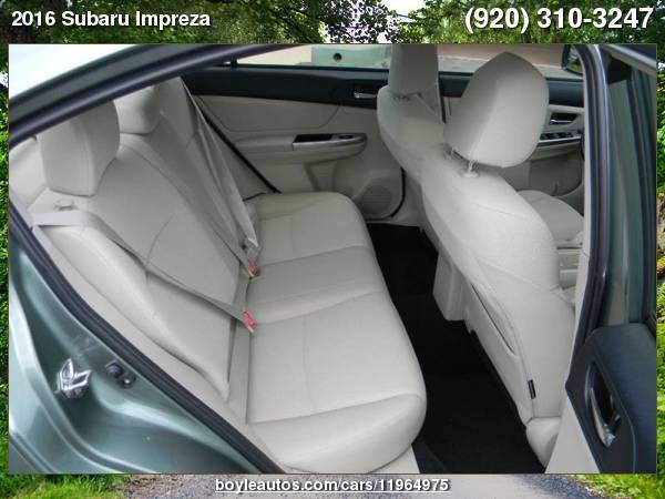 2016 Subaru Impreza 2.0i Premium AWD 4dr Sedan with for sale in Appleton, WI – photo 18