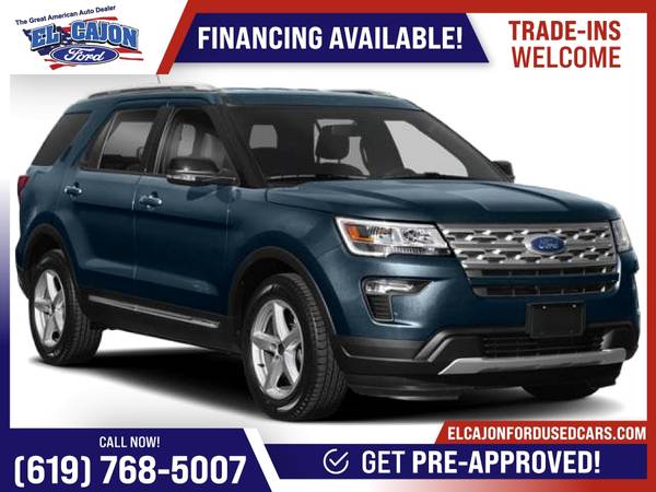 2018 Ford Explorer Sport FOR ONLY 627/mo! - - by for sale in Santee, CA – photo 6